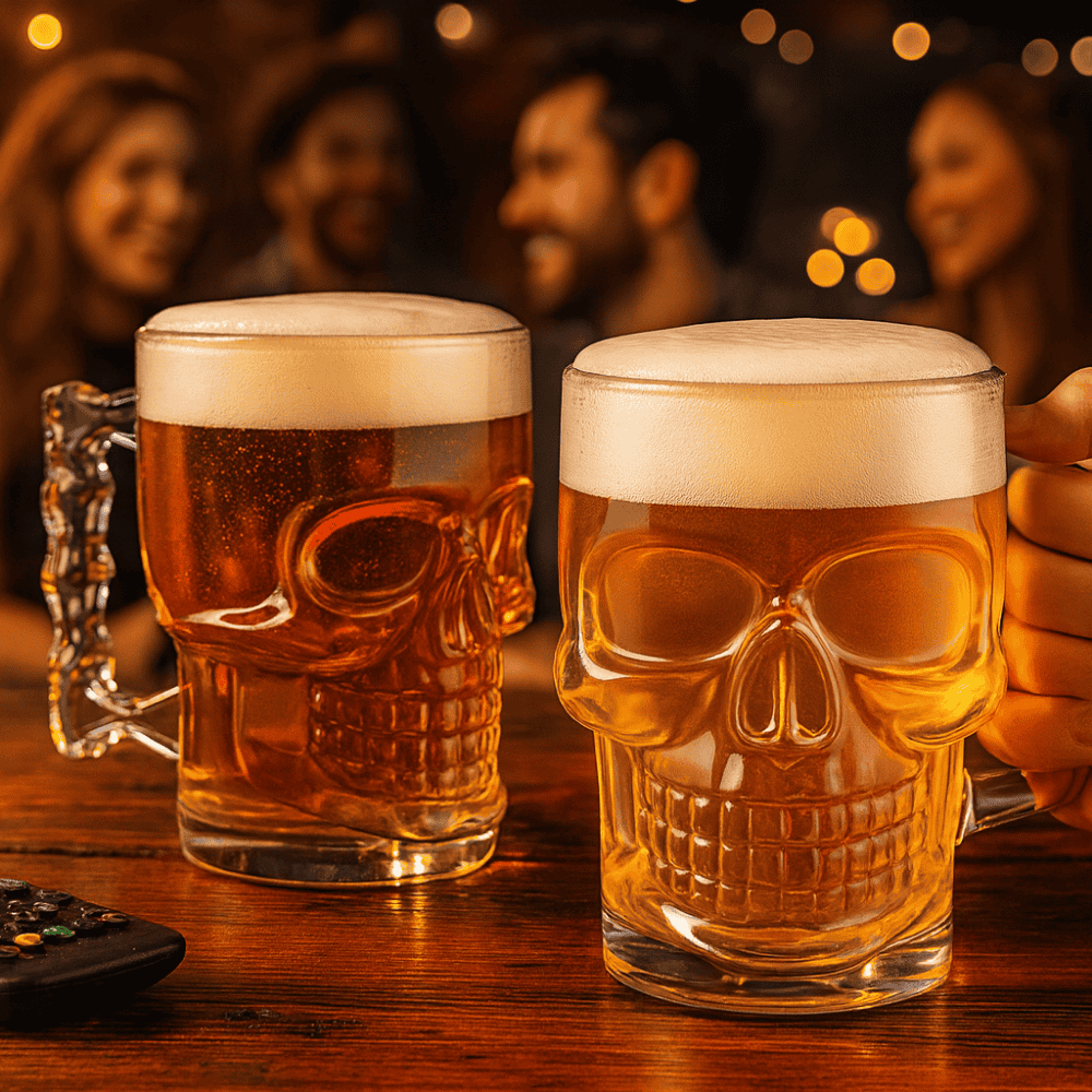 Caneca P/Chopp Caveira 510Ml Coliseu