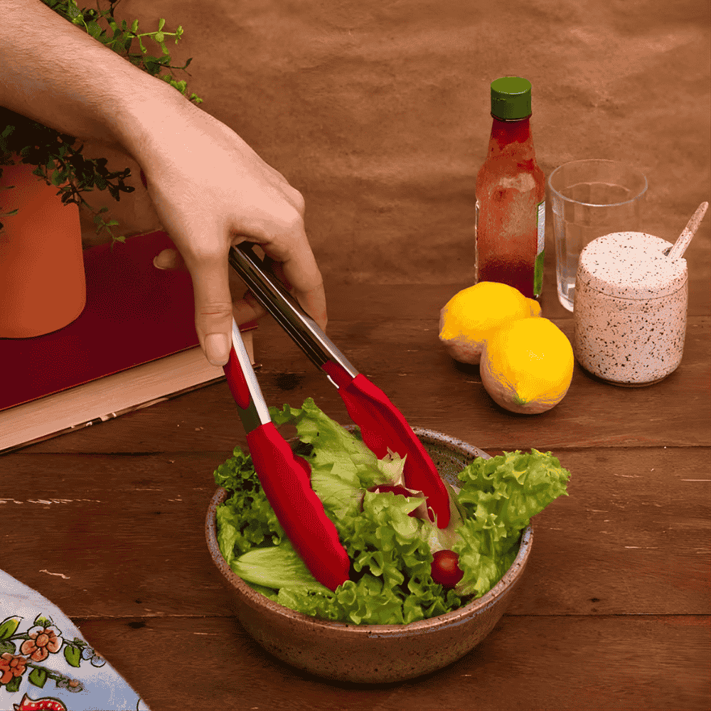 Pegador De Salada Em Silicone Chazak