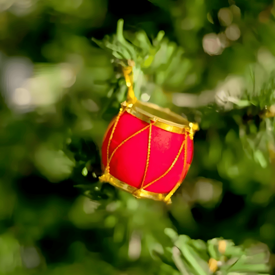 Tambor Decorativo de Natal 6 Peças Chazak