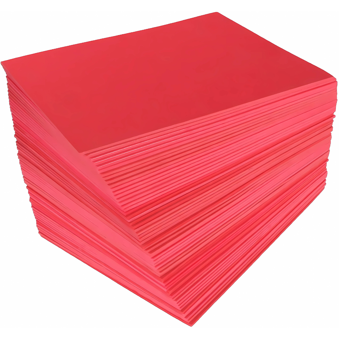 Placa Eva Color 40Cmx48Cm Vermelho Leo E Leo