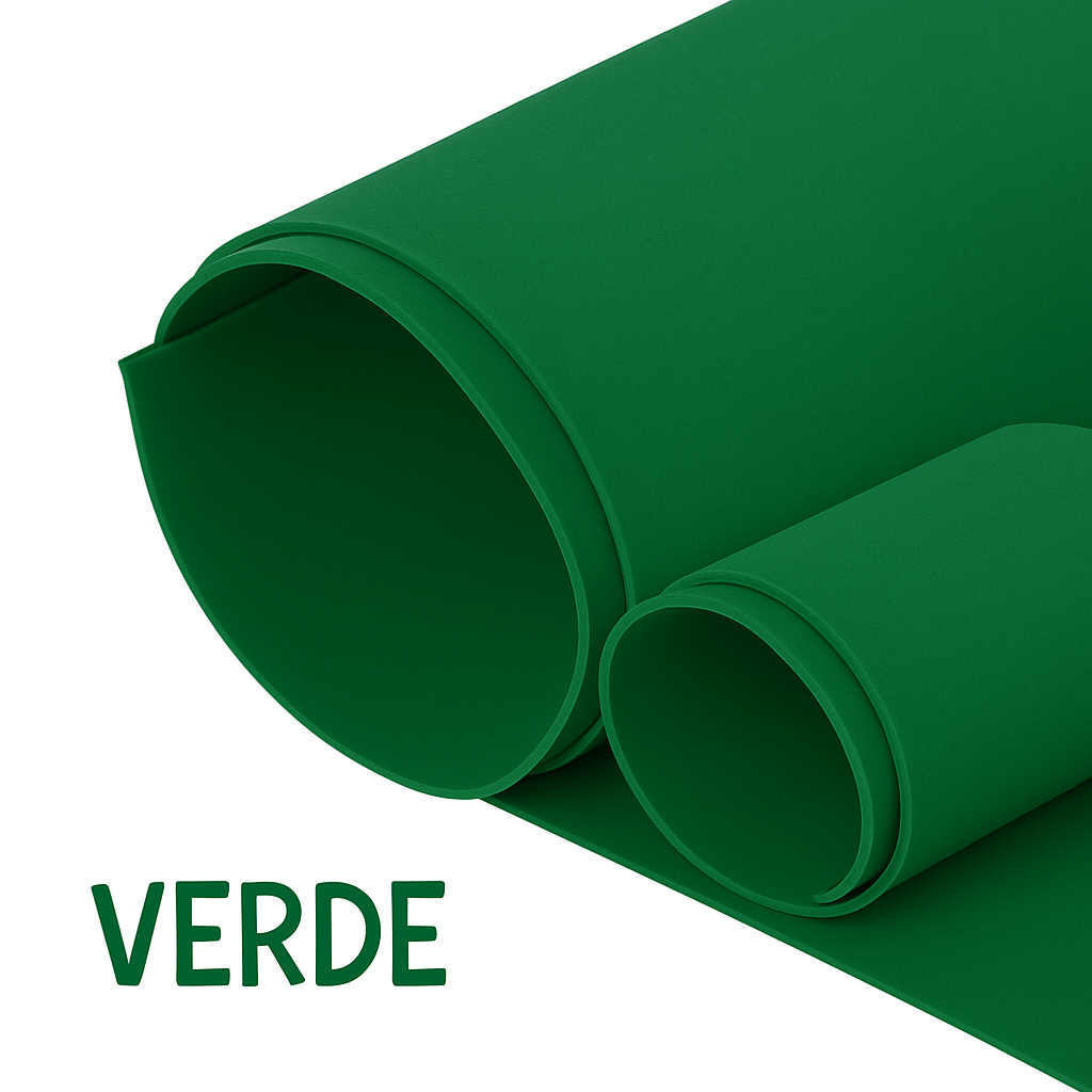 Placa Eva Color 40Cmx48Cm Verde Leo E Leo