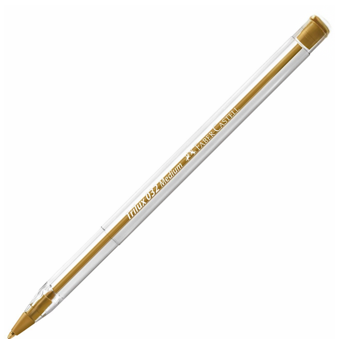 Caneta Trilux Colors Ouro Faber Castell