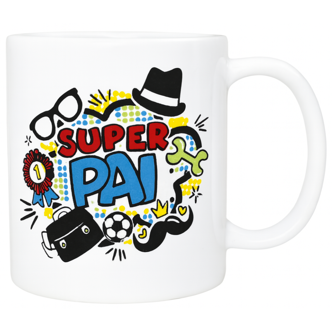 Caneca Reta 200Ml Pai Rr
