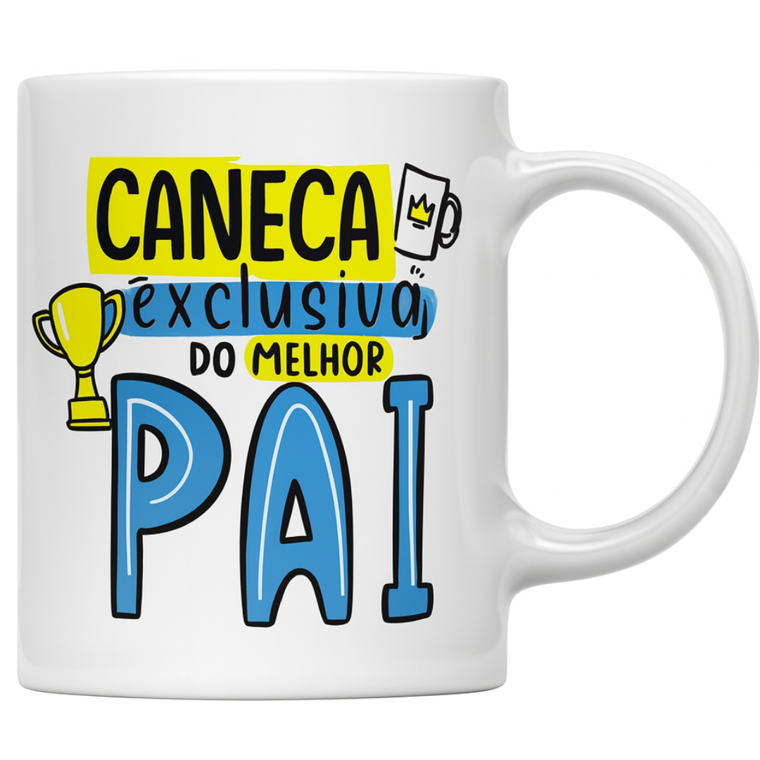 Caneca Reta 200Ml Pai Rr