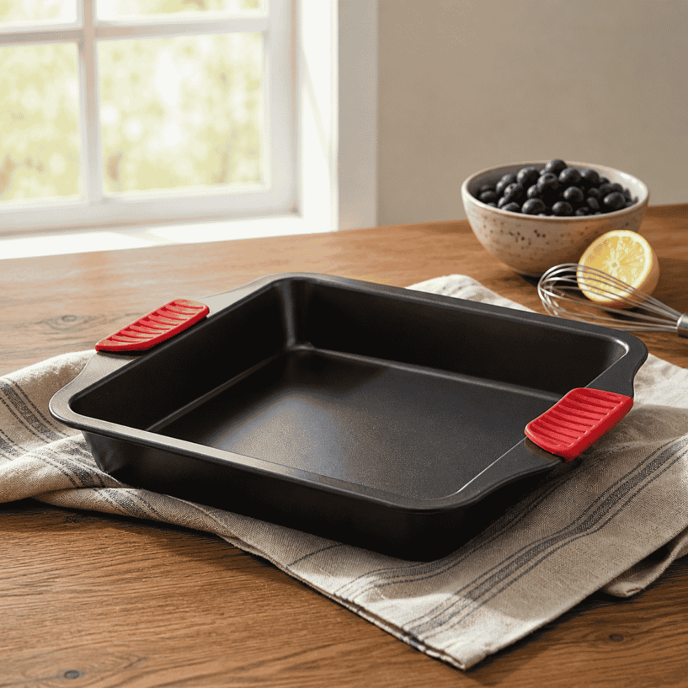Assadeira Antiaderente com Pegador de Silicone Inga