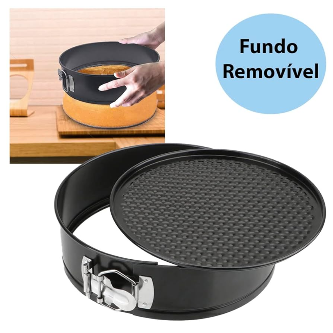 Forma Redonda Com Fundo Removível 24Cm Ingá