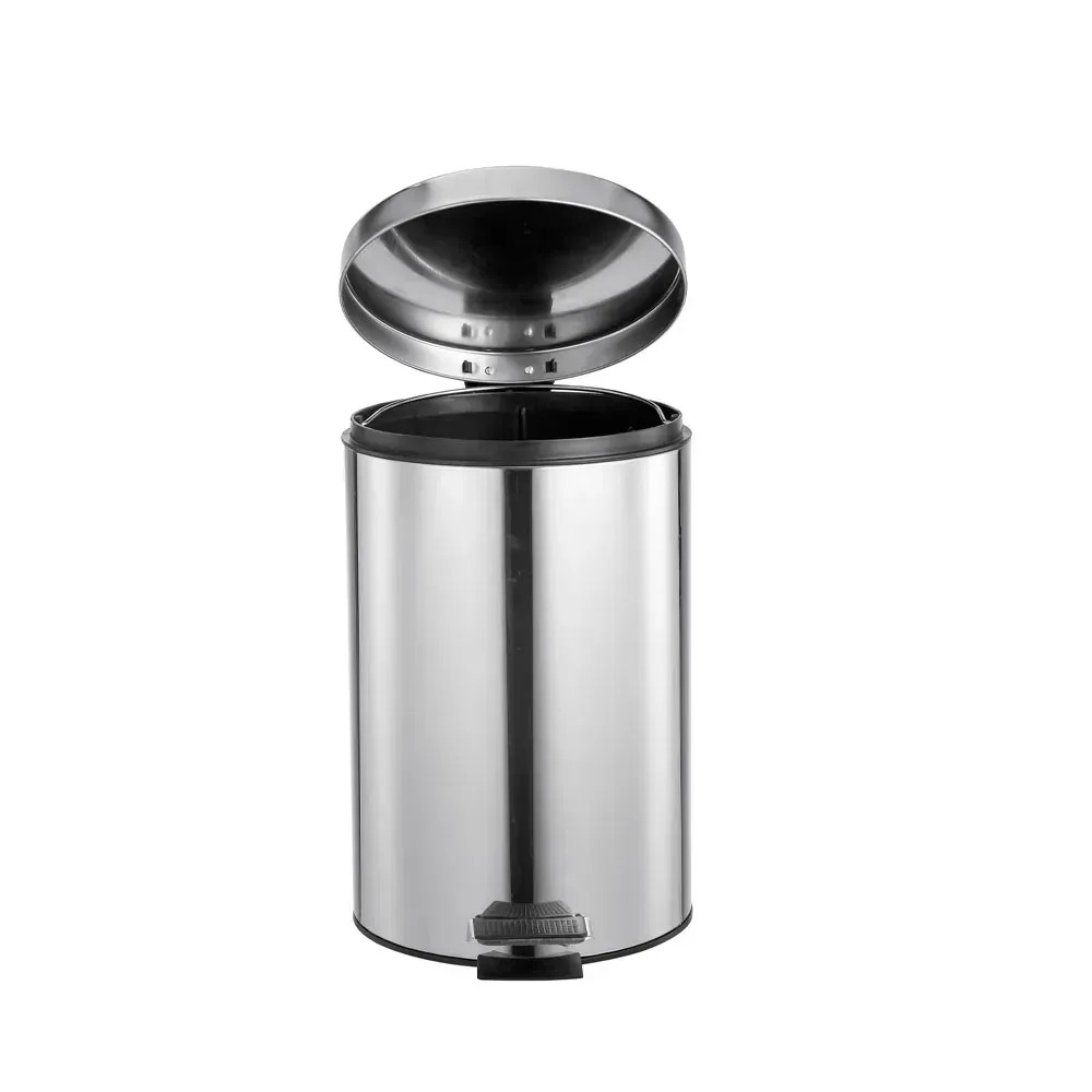 Lixeira Inox 3L C/Pedal Brilhosa Imporiente