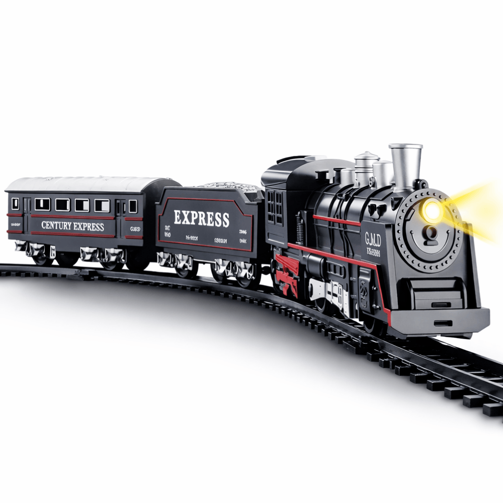 Pista Trem Locomotiva Com Luz Dmbrasil