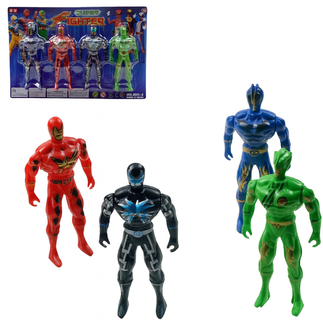 Boneco Herois 4Pcs Arktoys