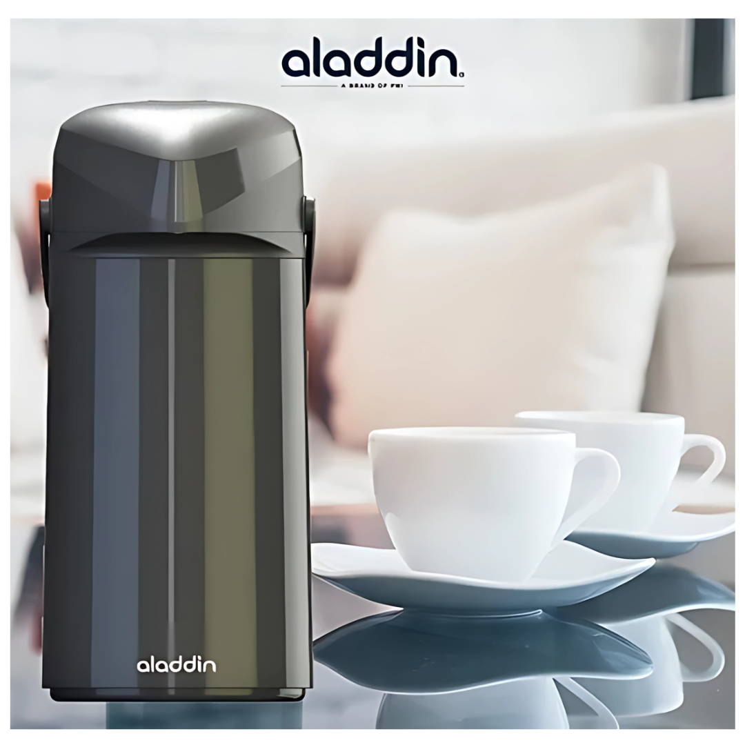 Garrafa Termica Massima 1.8L Pt Logo Aladdin