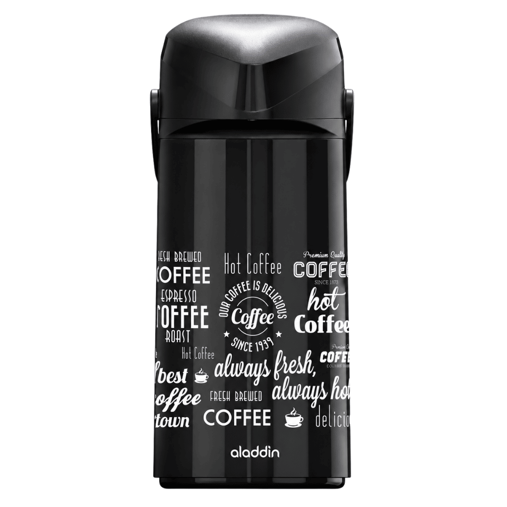 Garrafa Térmica Massima 1,8L Marrom e Preto Coffee Aladdin