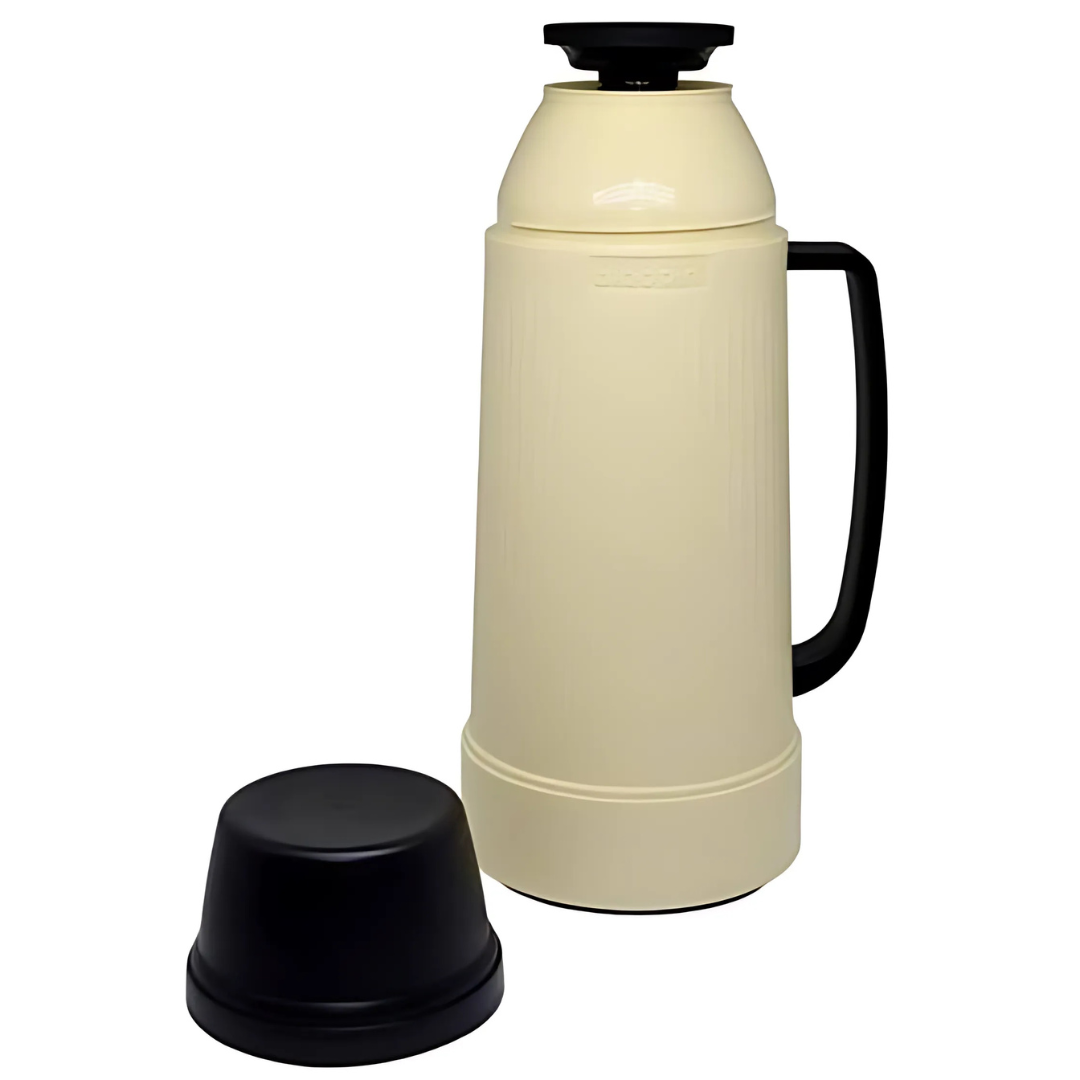 Garrafa Termica Ares 1L Bege Pcs Pt/Mar Aladdin