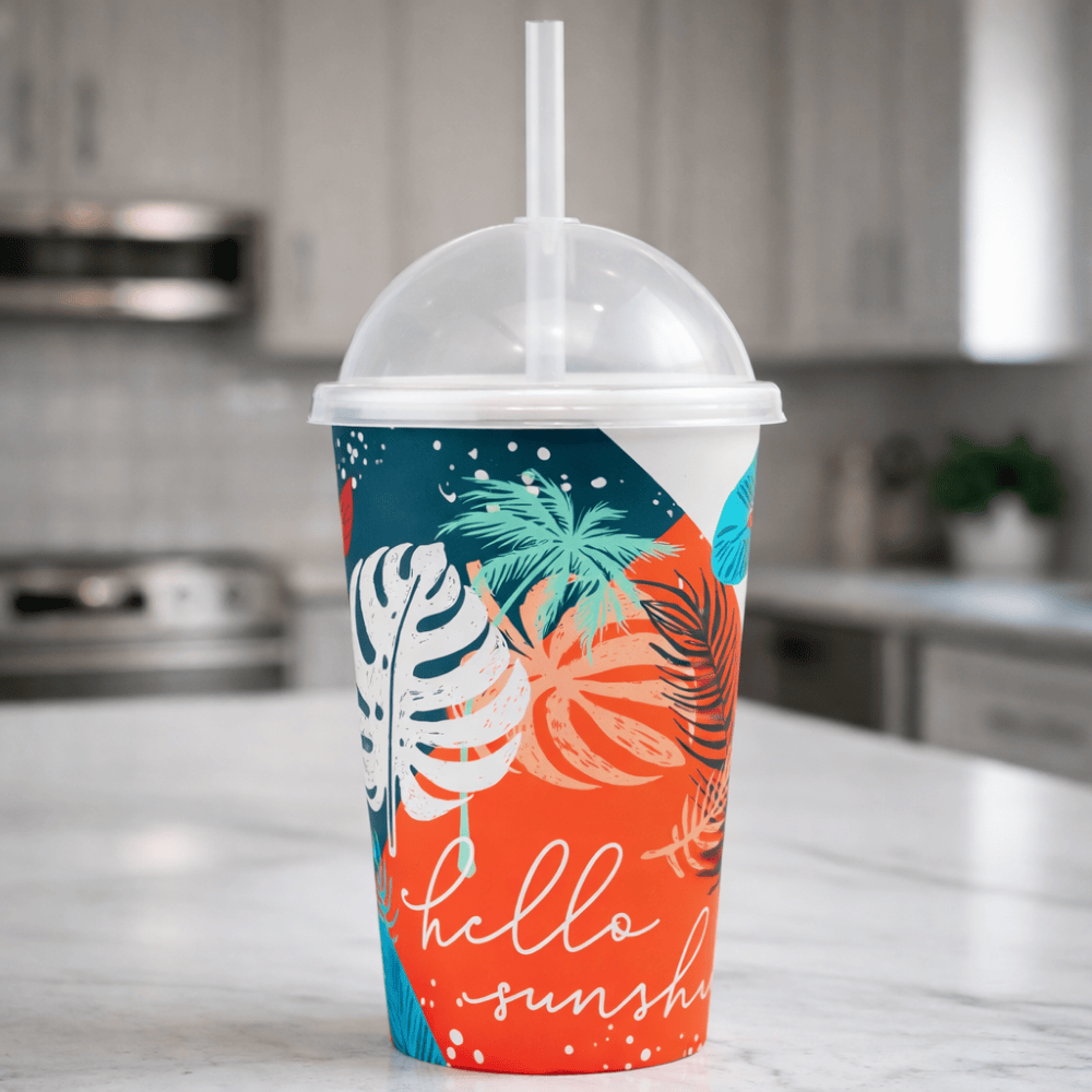 Copo Shake Com Canudo 550Ml Jaguar 94194