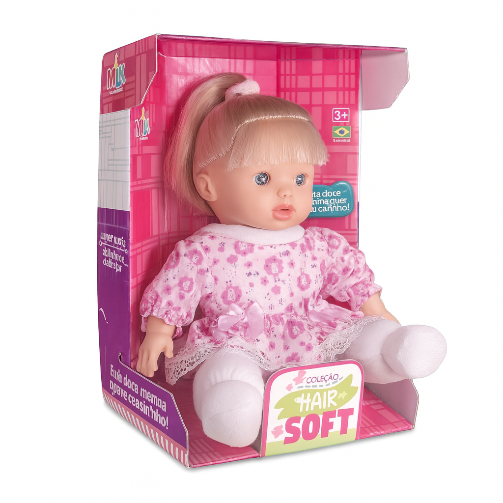 Boneca Colecao Hair Soft Milk