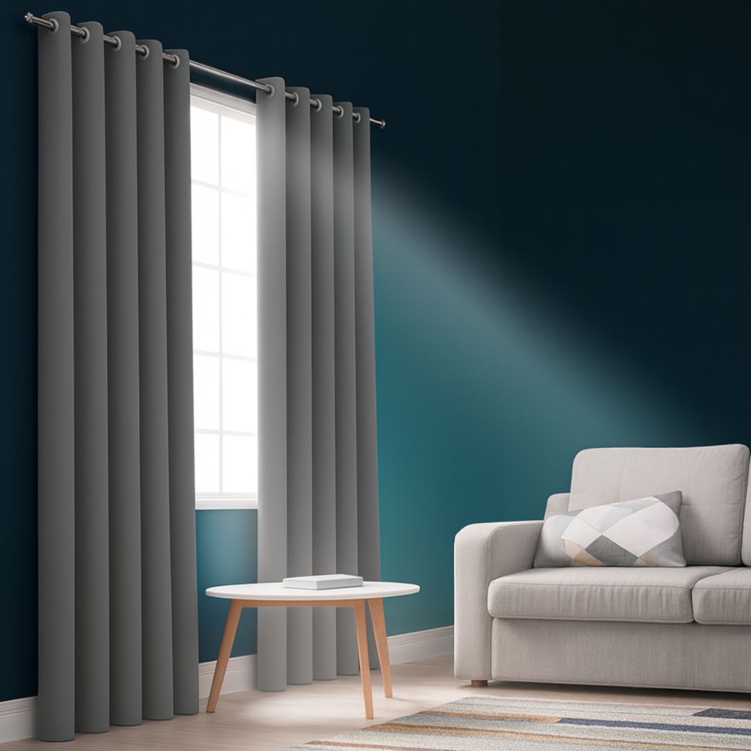 Cortina Blackout Varao 1 Peca C/Ilhos Plast-Leo