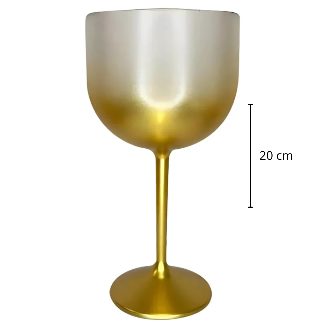 Taca Gin Amarelo Ouro Mazel