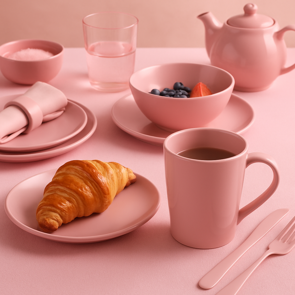 Caneca Tulipa 250Ml Rosa Rr