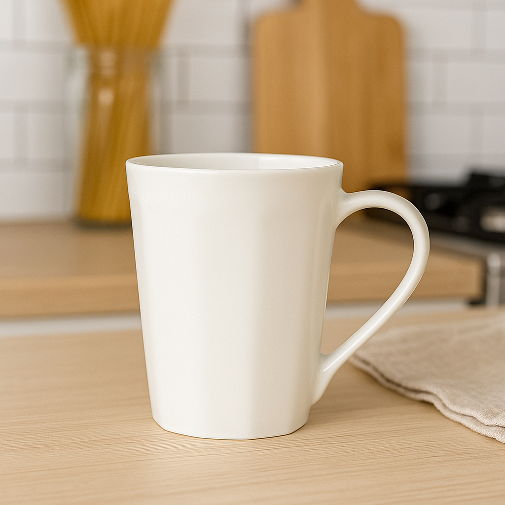Caneca Canelada Branca Rr