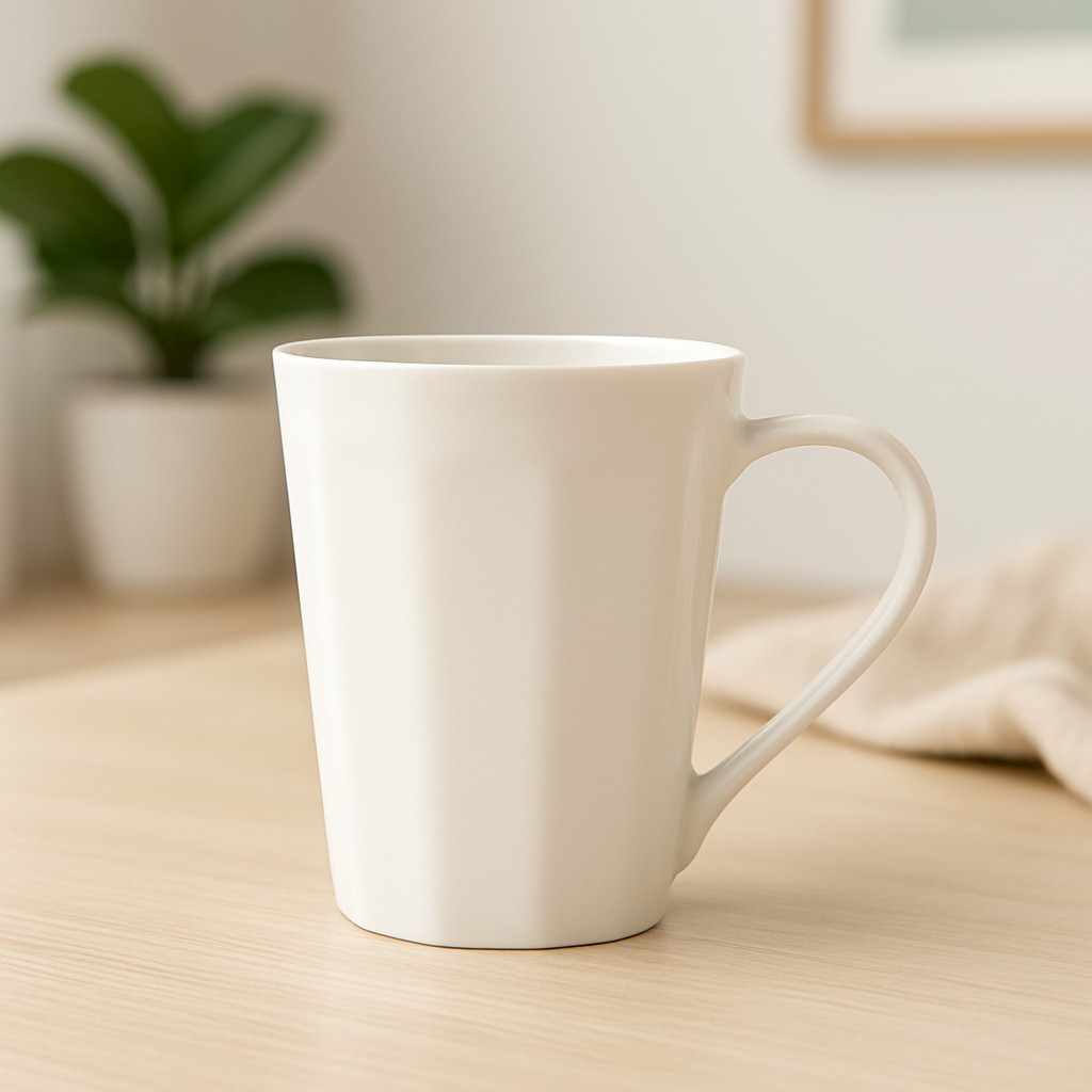Caneca Canelada Branca Rr