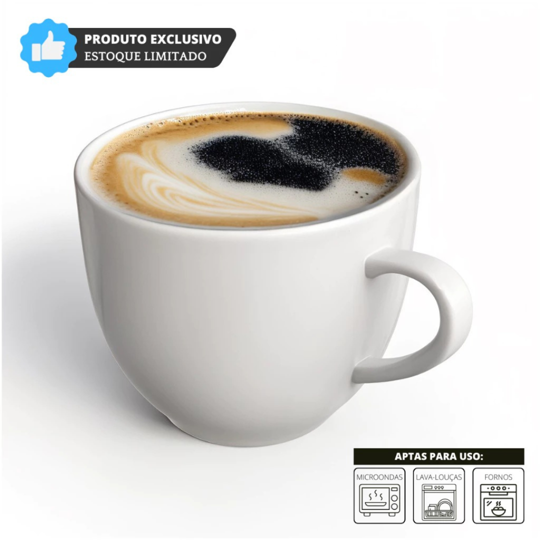 Xicara Cafe 95Ml Branca Rr