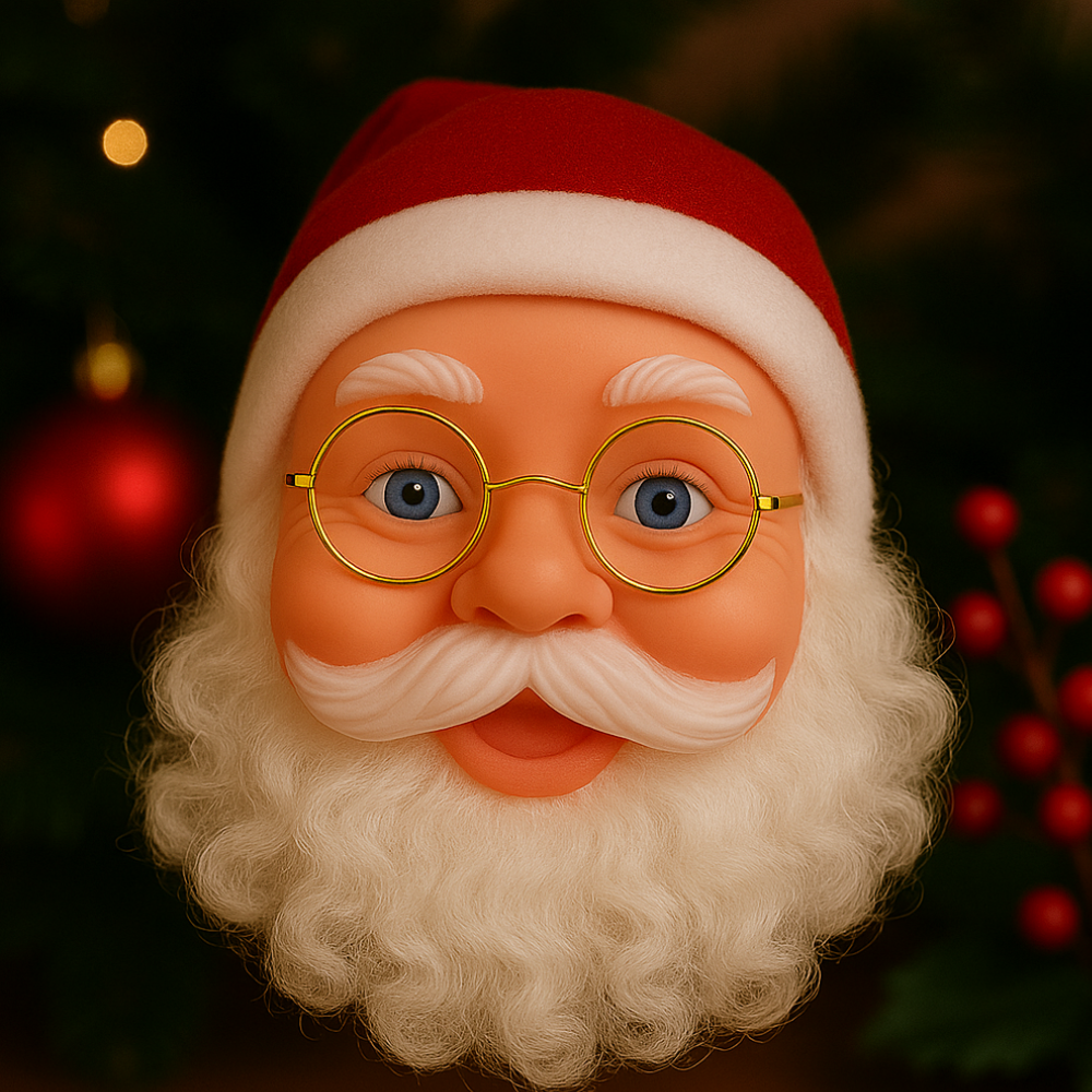 Enfeite Papai Noel 28cm Chazak