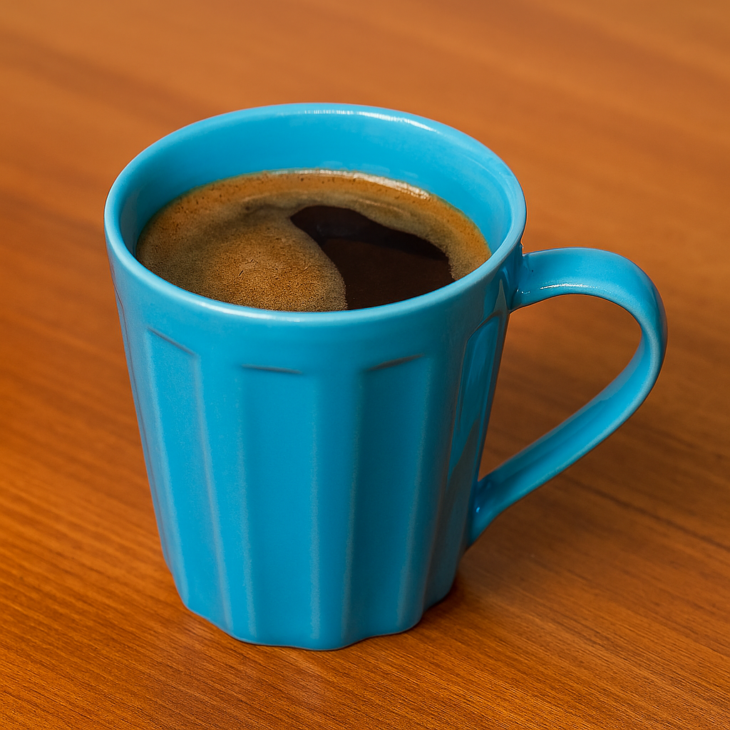 Caneca Canelada Azul Rr