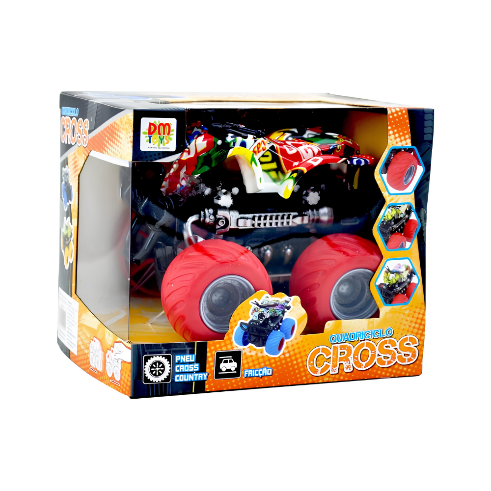 Carro Fricção Quadriciclo Cross DMBrasil