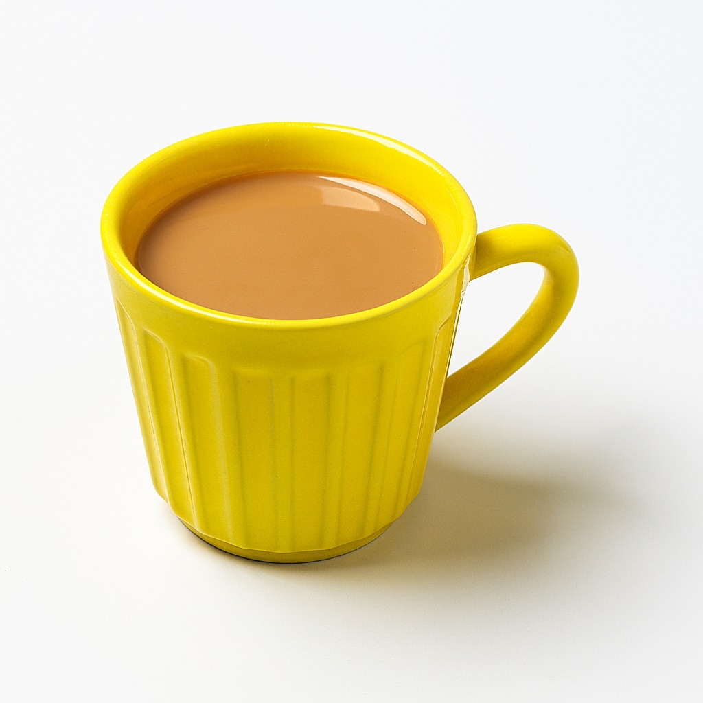 Caneca Canelada Amarelo 150Ml