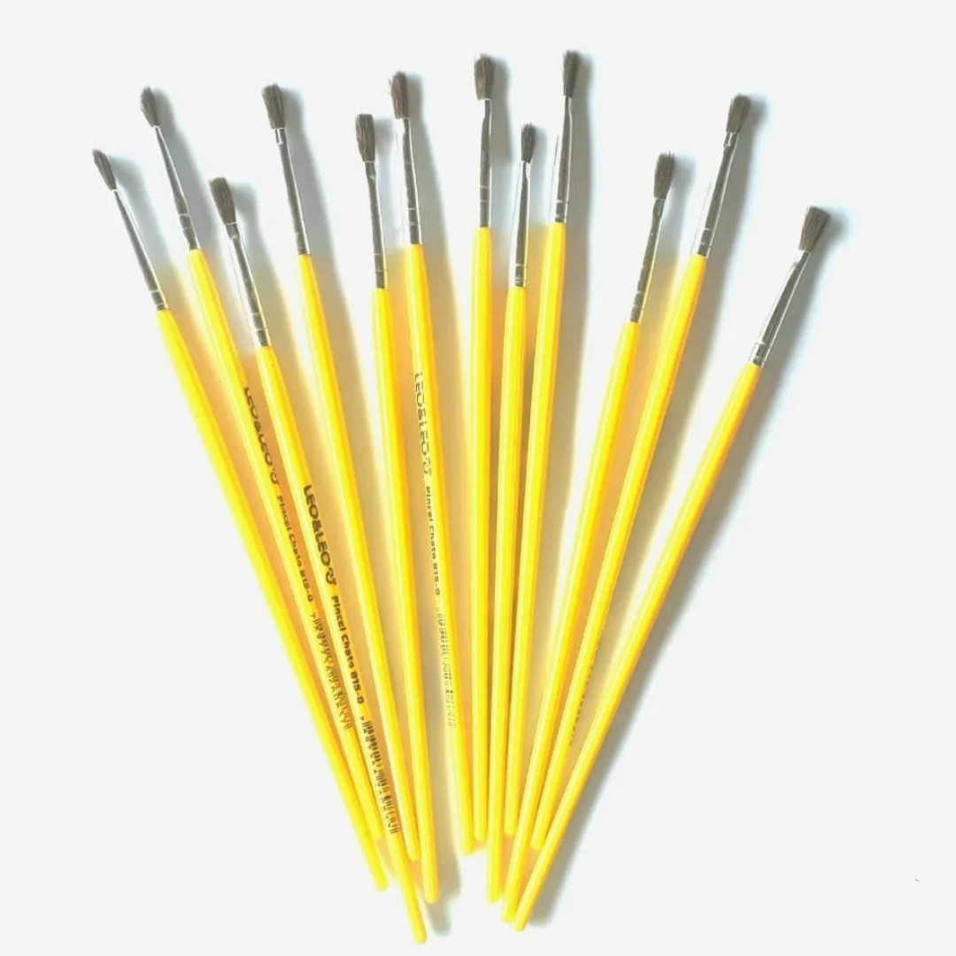 Pincel Escolar Chato 815-10 Leo E Leo