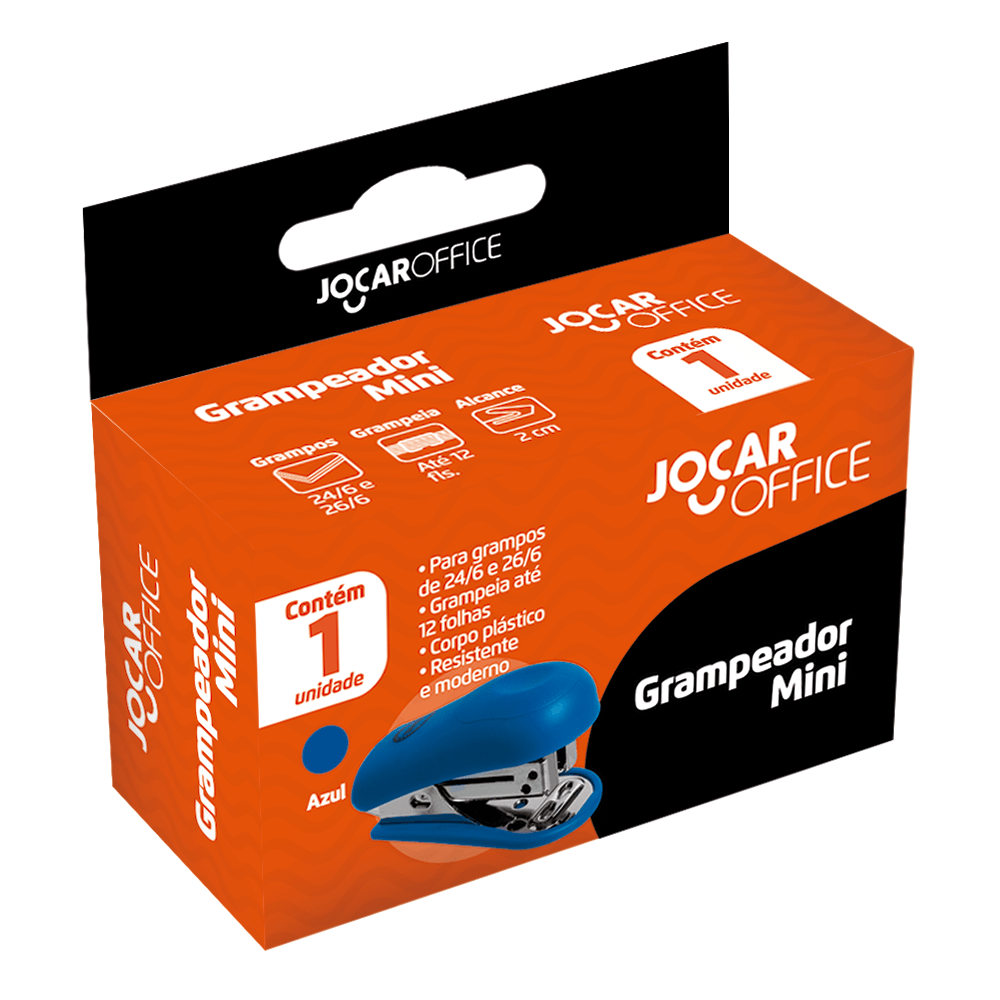 Mini Grampeador Cores Leo E Leo