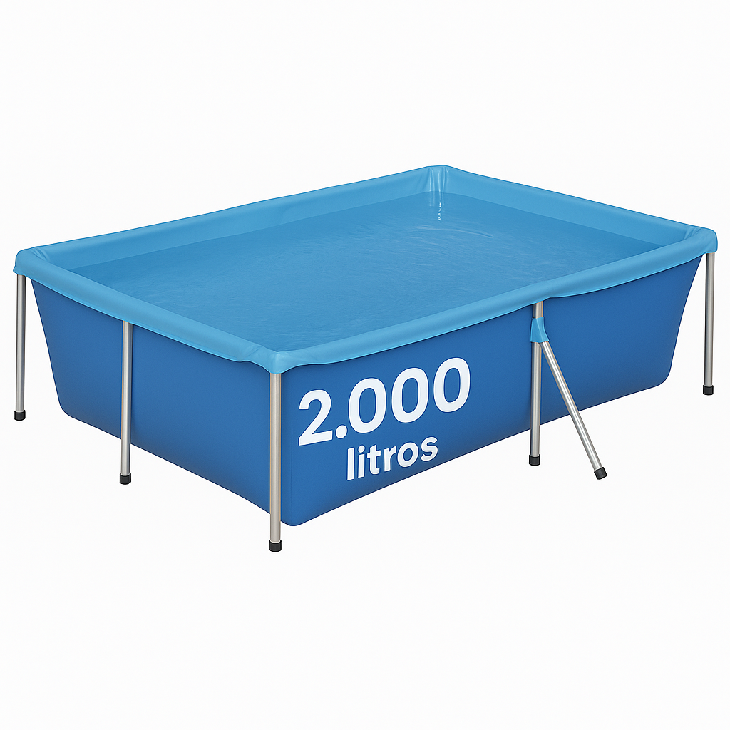 Piscina Estruturada 2000L Botafogo