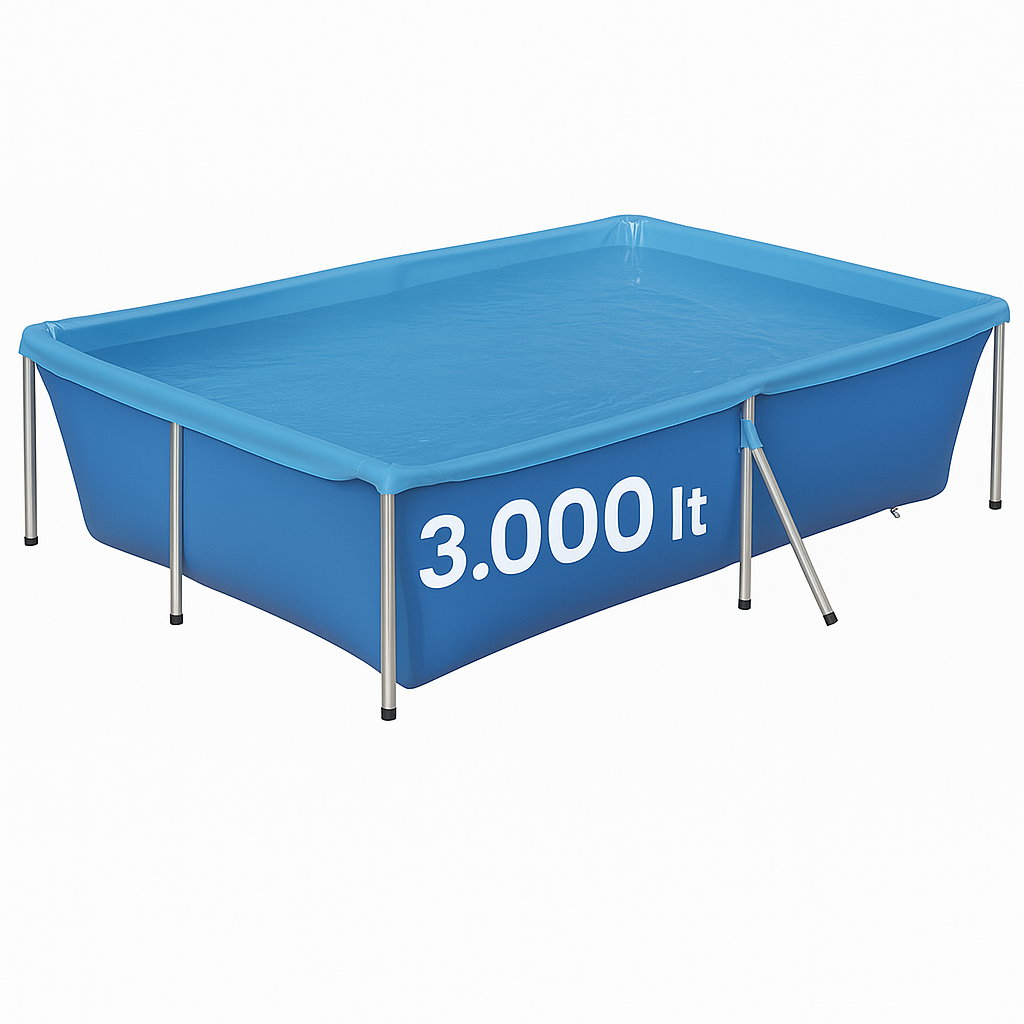 Piscina Estruturada 3000L Botafogo