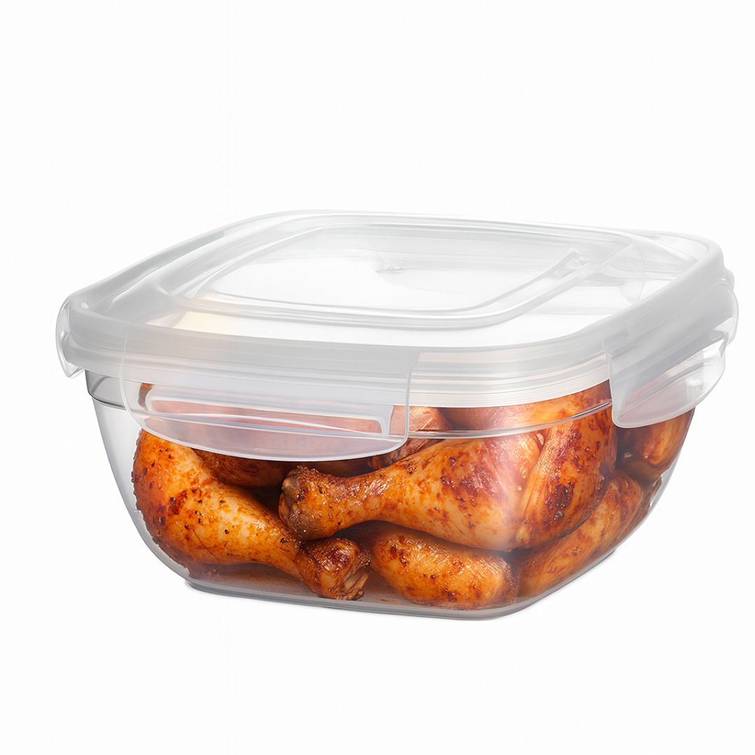Pote Quadrado Fliplock 800Ml Rischioto