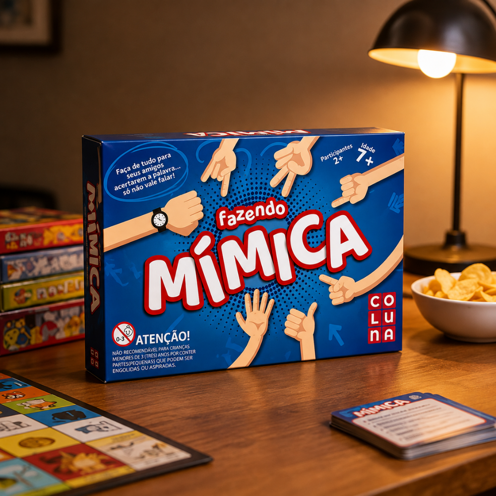 Jogo Fazendo Mímica de Tabuleiro Gala Coluna