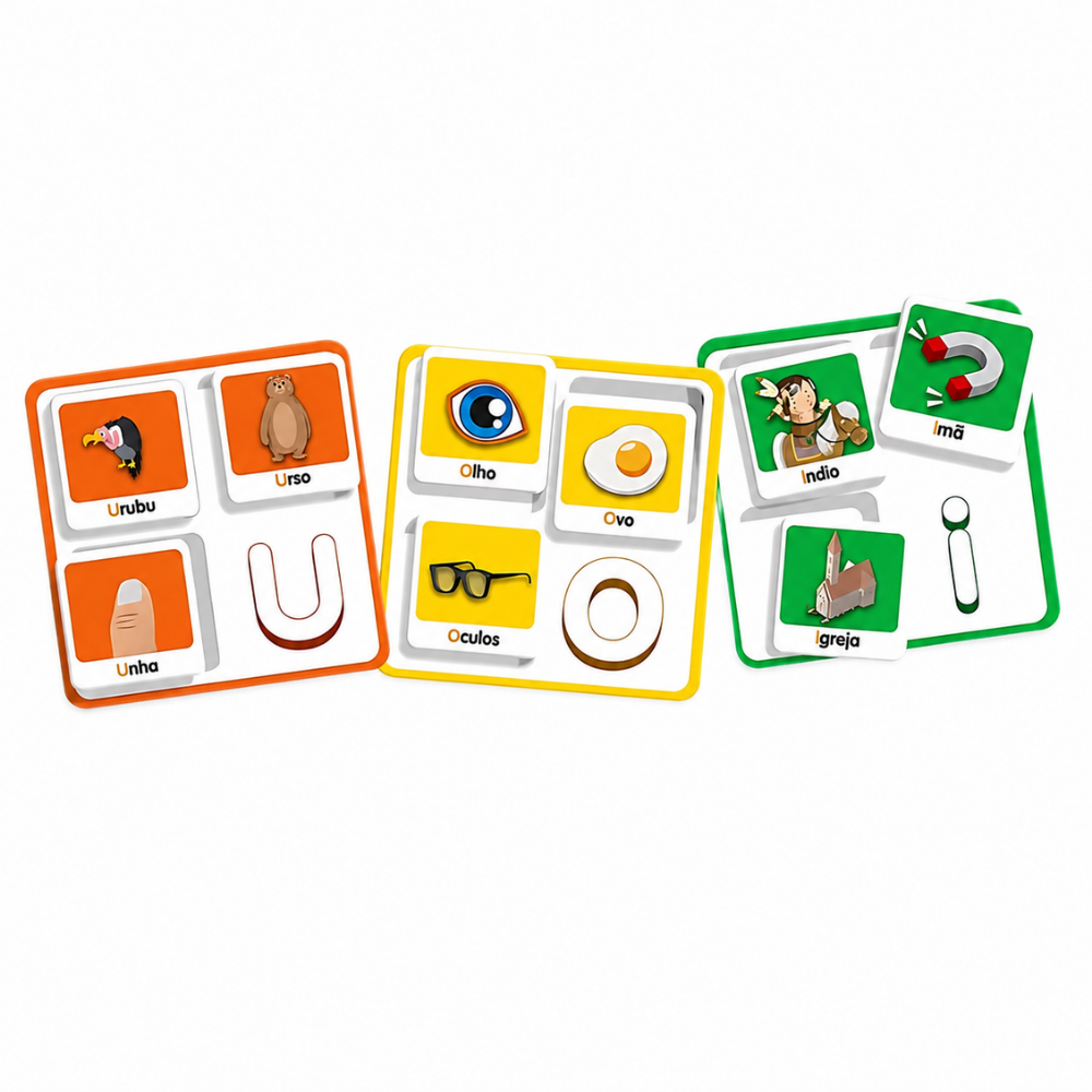 Jogo Educativo Vogais Gala Coluna