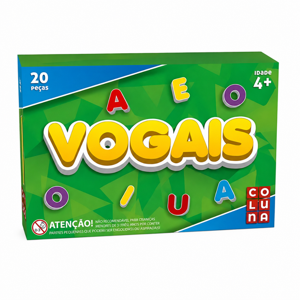 Jogo Educativo Vogais Gala Coluna