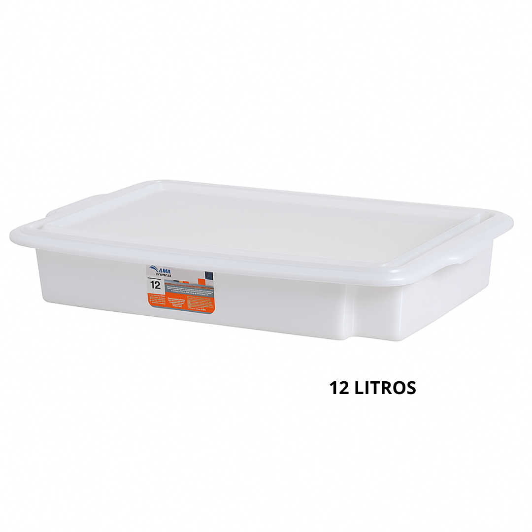 Caixa Multiuso C/Tp 12Lt Rischioto