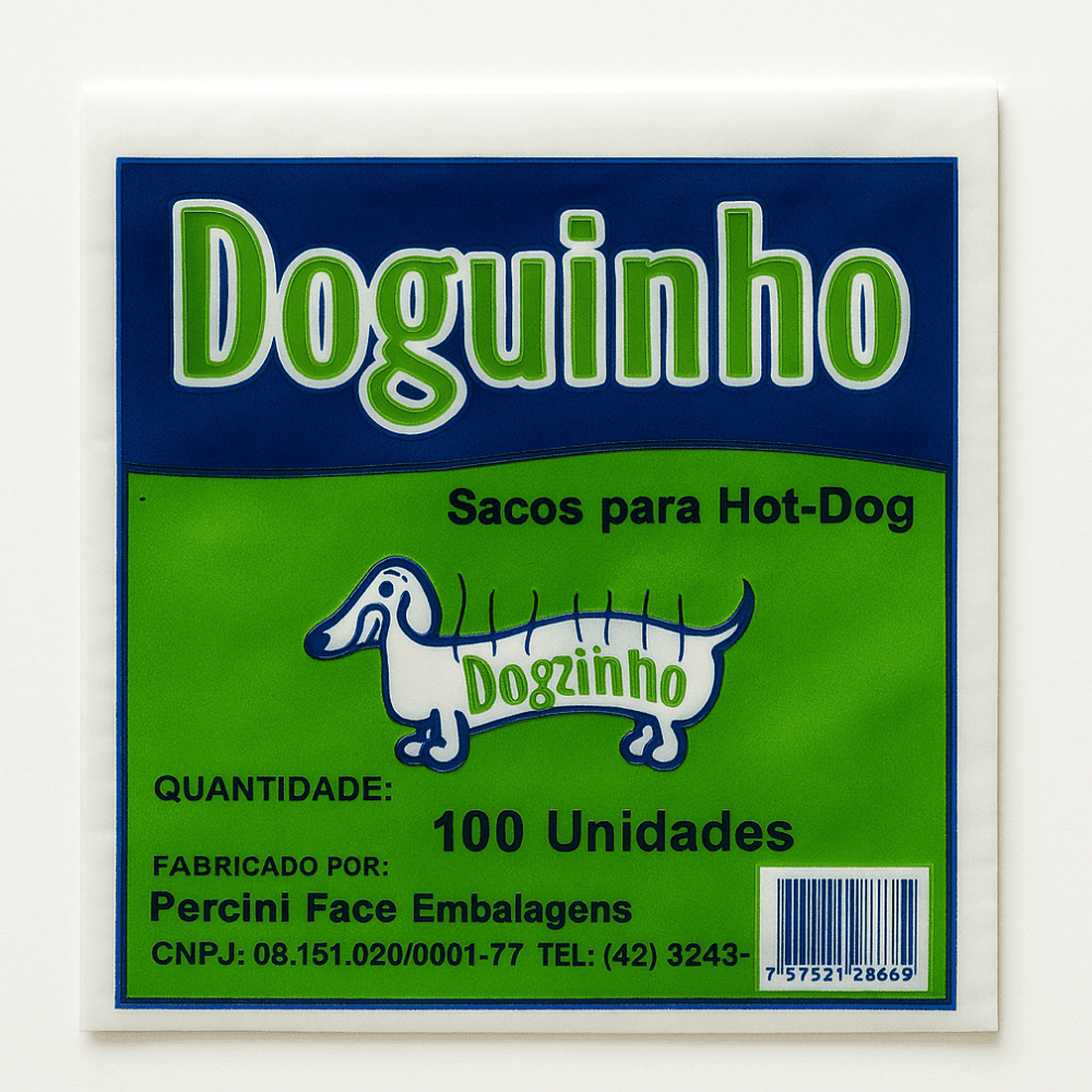Saco De P.E.A.D. P/ Doguinho 15Cm