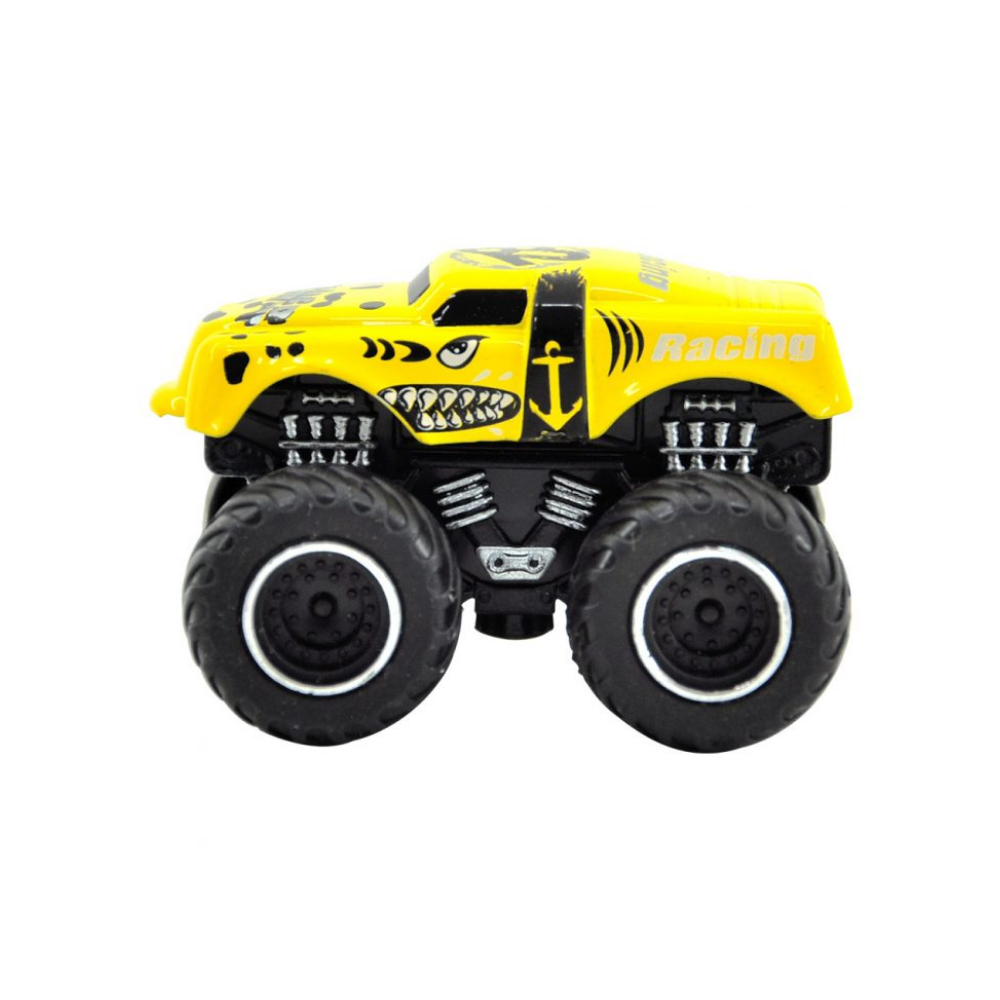 Carrinho Cross Country com Lançador e Rampa DM Toys