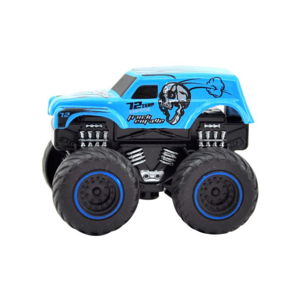 Carrinho Cross Country com Lançador e Rampa DM Toys