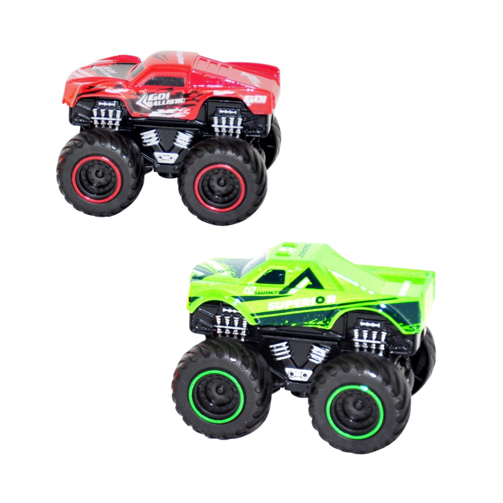 Carrinho Cross Country com Lançador e Rampa DM Toys