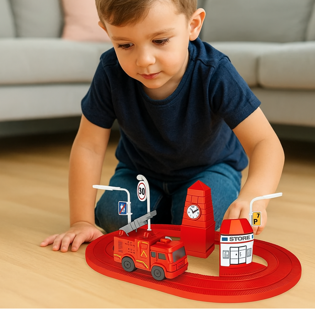 Mini Pista Carrinho Bombeiro Dmbrasil