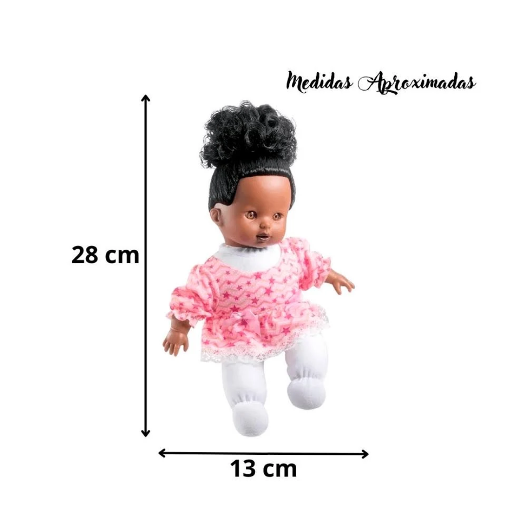 Boneca Coleção Hair Soft Negra Milk