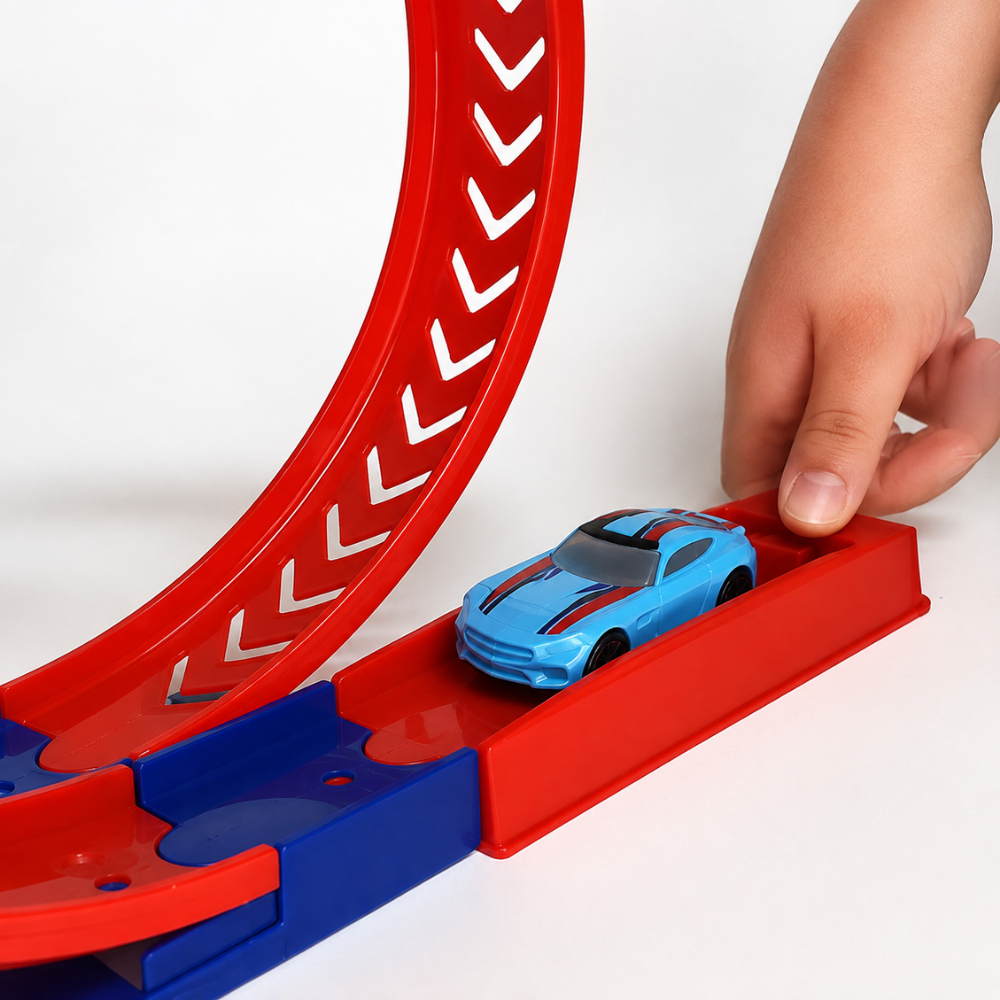 Pista Race Looping Super Fast com Carrinho Samba Toys