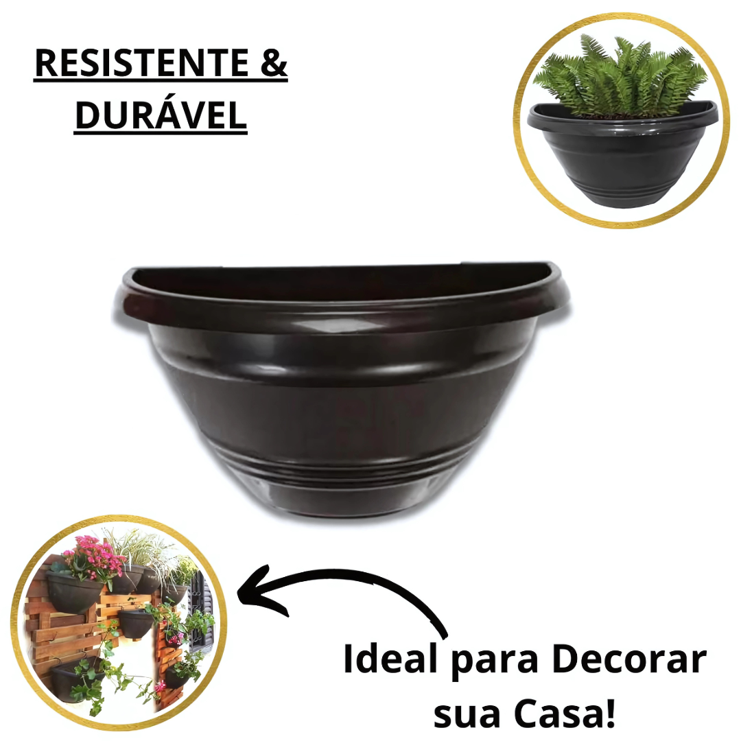 Vaso De Parede Florenca 1,7L Pt Rischioto