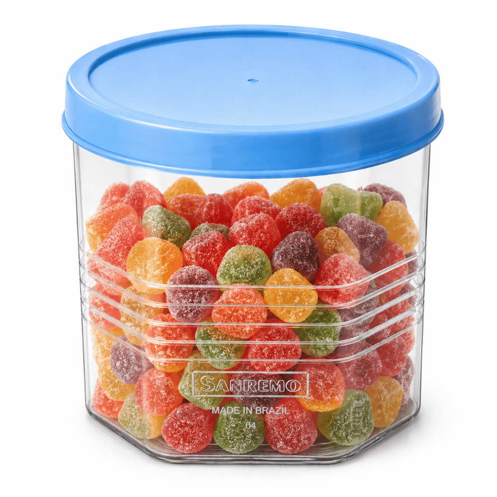 Pote C/Rosca Sextavado 360ml Ercaplast