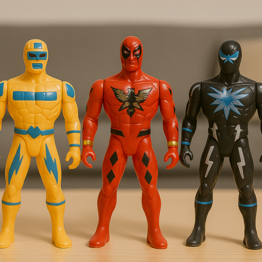 Boneco Heroi 3Pcs Arktoys