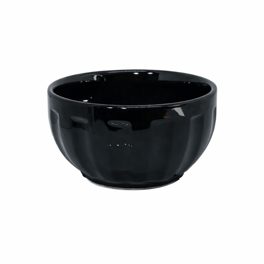 Tigela Canelada 320 Ml Preta Rr