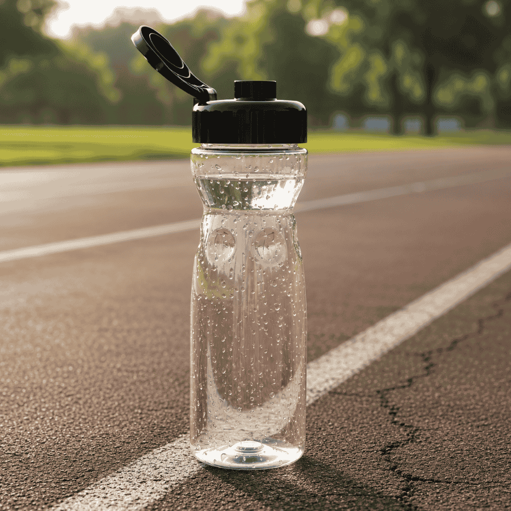 Garrafa Veneza 600ml com Tampa Preta Igaratiba