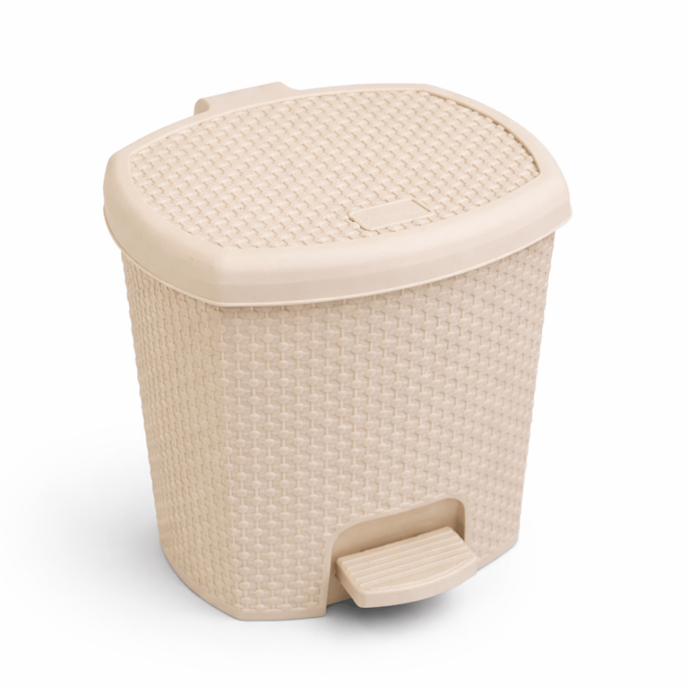 Lixeira Naturalle Rattan C/Pedal 14,5Lt Ar Rischioto